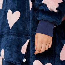 Load image into Gallery viewer, Snuggz Original - Heart Adult Hooded Blanket

