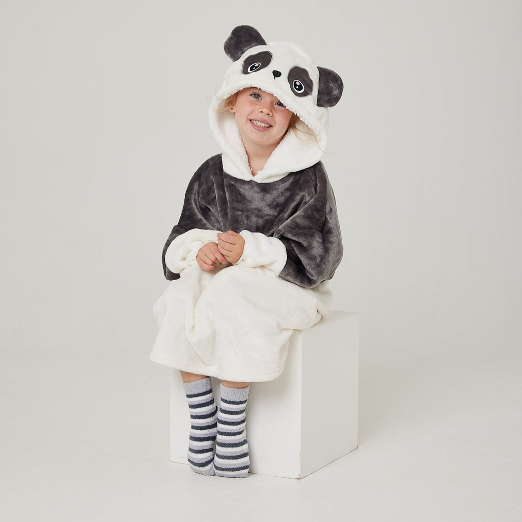 Snuggz Lite - Panda Pocket Pal Hooded Blanket for Kids