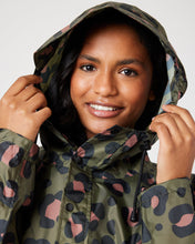 Load image into Gallery viewer, Snuggz Adult Khaki Leopard Print Raincoat
