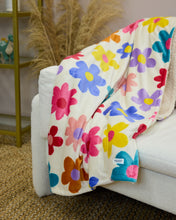 Load image into Gallery viewer, Snuggz Flower Power Cosy Throw Blanket
