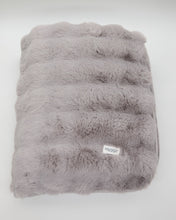 Load image into Gallery viewer, Snuggz Grey Faux Fur Blanket
