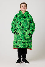 Load image into Gallery viewer, Snuggz Original Kids Minecraft Reversible Hooded Blanket
