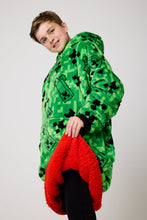 Load image into Gallery viewer, Snuggz Original Kids Minecraft Reversible Hooded Blanket
