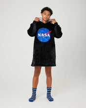Load image into Gallery viewer, NASA Space Snuggz Original Adult Hooded Blanket
