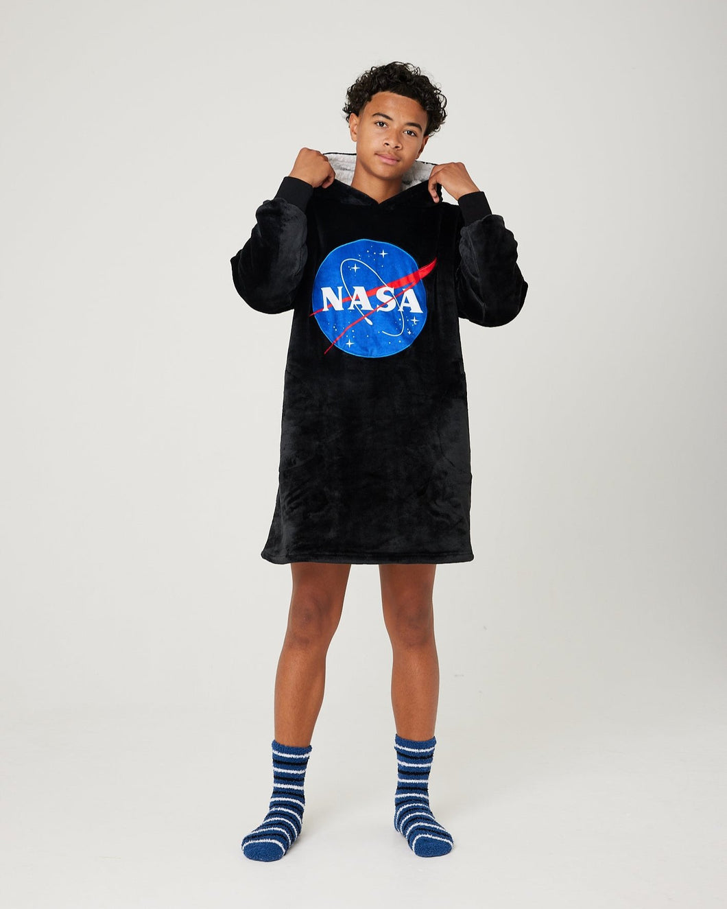 NASA Snuggz Original Space Hooded Blanket for Kids