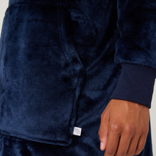Load image into Gallery viewer, Snuggz Original - Navy Hooded Blanket for Kids
