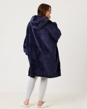 Load image into Gallery viewer, Snuggz Original - Navy Adult Hooded Blanket
