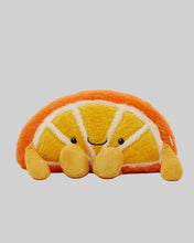 Load image into Gallery viewer, Snuggz Orange Weighted Plush Toy
