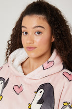 Load image into Gallery viewer, Snuggz Original - Penguin Hooded Blanket for Kids
