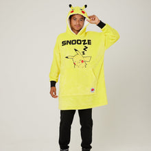 Load image into Gallery viewer, Pokemon Pikachu Snuggz Lite Adult Hooded Blanket
