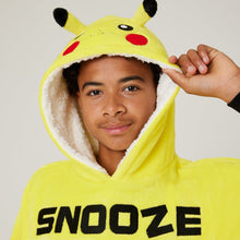 Load image into Gallery viewer, Pokemon Pikachu Snuggz Lite Hooded Blanket for Kids
