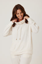 Load image into Gallery viewer, Snuggz Cream Ribbed Loungewear Set
