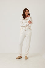 Load image into Gallery viewer, Snuggz Cream Ribbed Loungewear Set

