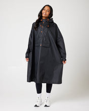 Load image into Gallery viewer, Snuggz Adult Black Plain Rain Poncho
