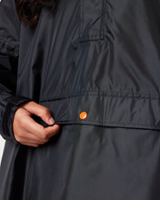 Load image into Gallery viewer, Snuggz Adult Black Plain Rain Poncho
