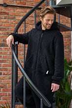 Load image into Gallery viewer, Snuggz Black Adult Onesie
