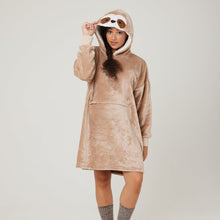 Load image into Gallery viewer, Snuggz Lite - Sloth 2 in 1 Pocket Pal Hooded Blanket for Kids
