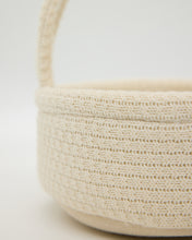 Load image into Gallery viewer, Snuggz Knitted Cream Storage Basket - Small
