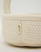 Load image into Gallery viewer, Snuggz Knitted Cream Storage Basket - Small
