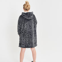 Load image into Gallery viewer, Snuggz Original - Charcoal Animal Hooded Blanket for Kids
