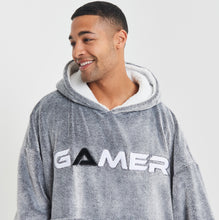 Load image into Gallery viewer, Snuggz Lite - Gamer Hooded Blanket for Kids
