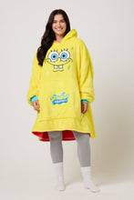 Load image into Gallery viewer, Snuggz Kids SpongeBob Reversible Hoodie Blanket
