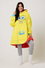 Load image into Gallery viewer, Snuggz Kids SpongeBob Reversible Hoodie Blanket

