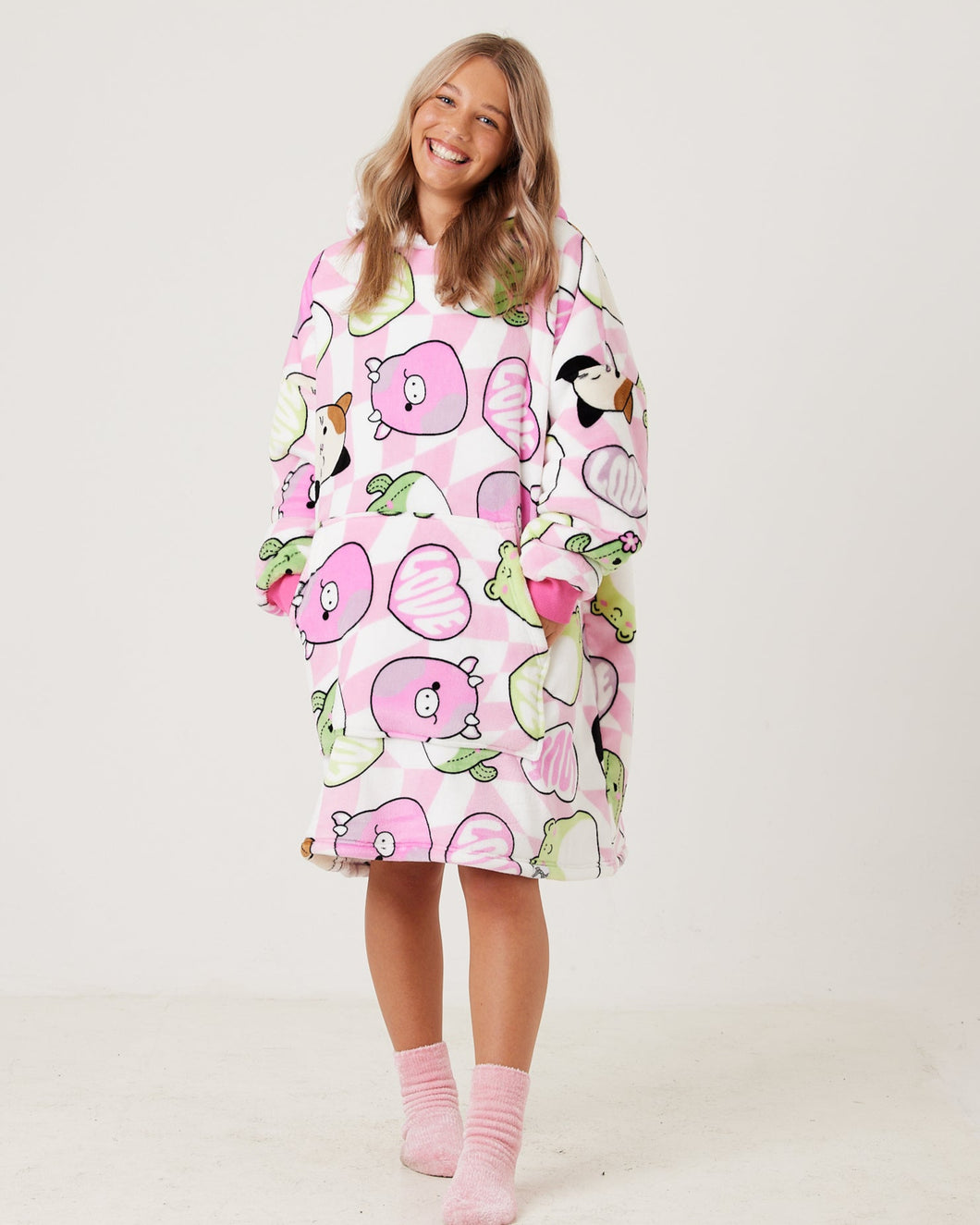 Snuggz Kids Original Squishmallows Hooded Blanket