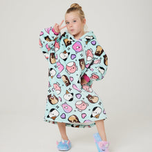 Load image into Gallery viewer, Squishmallows Snuggz Original Hooded Blanket for Kids
