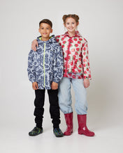 Load image into Gallery viewer, Snuggz Strawberry Transparent Rain Jacket for Kids
