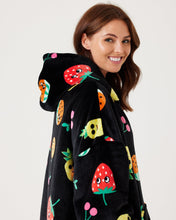Load image into Gallery viewer, Snuggz Original - Strawberry Fruit Hooded Blanket for Kids
