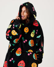 Load image into Gallery viewer, Snuggz Original - Strawberry Fruit Hooded Blanket for Kids
