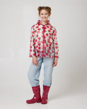 Load image into Gallery viewer, Snuggz Strawberry Transparent Rain Jacket for Kids
