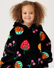 Load image into Gallery viewer, Snuggz Original - Strawberry Fruit Hooded Blanket for Kids

