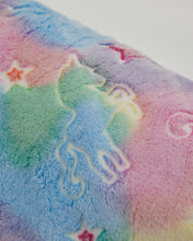 Load image into Gallery viewer, Snuggz Kids Unicorn 2 in 1 Cushion &amp; Glow-in-the-Dark Blanket
