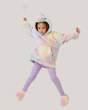 Load image into Gallery viewer, Snuggz Lite - Unicorn Hooded Blanket for Kids
