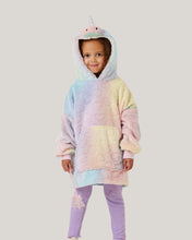 Load image into Gallery viewer, Snuggz Lite - Unicorn Hooded Blanket for Kids
