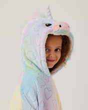 Load image into Gallery viewer, Snuggz Lite - Unicorn Hooded Blanket for Kids
