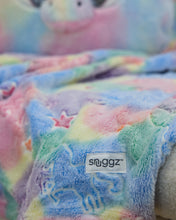 Load image into Gallery viewer, Snuggz Kids Unicorn 2 in 1 Cushion &amp; Glow-in-the-Dark Blanket
