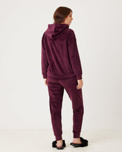 Load image into Gallery viewer, Snuggz Mulberry Velour Loungewear Set
