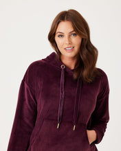 Load image into Gallery viewer, Snuggz Mulberry Velour Loungewear Set

