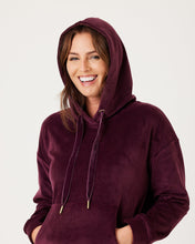 Load image into Gallery viewer, Snuggz Mulberry Velour Loungewear Set
