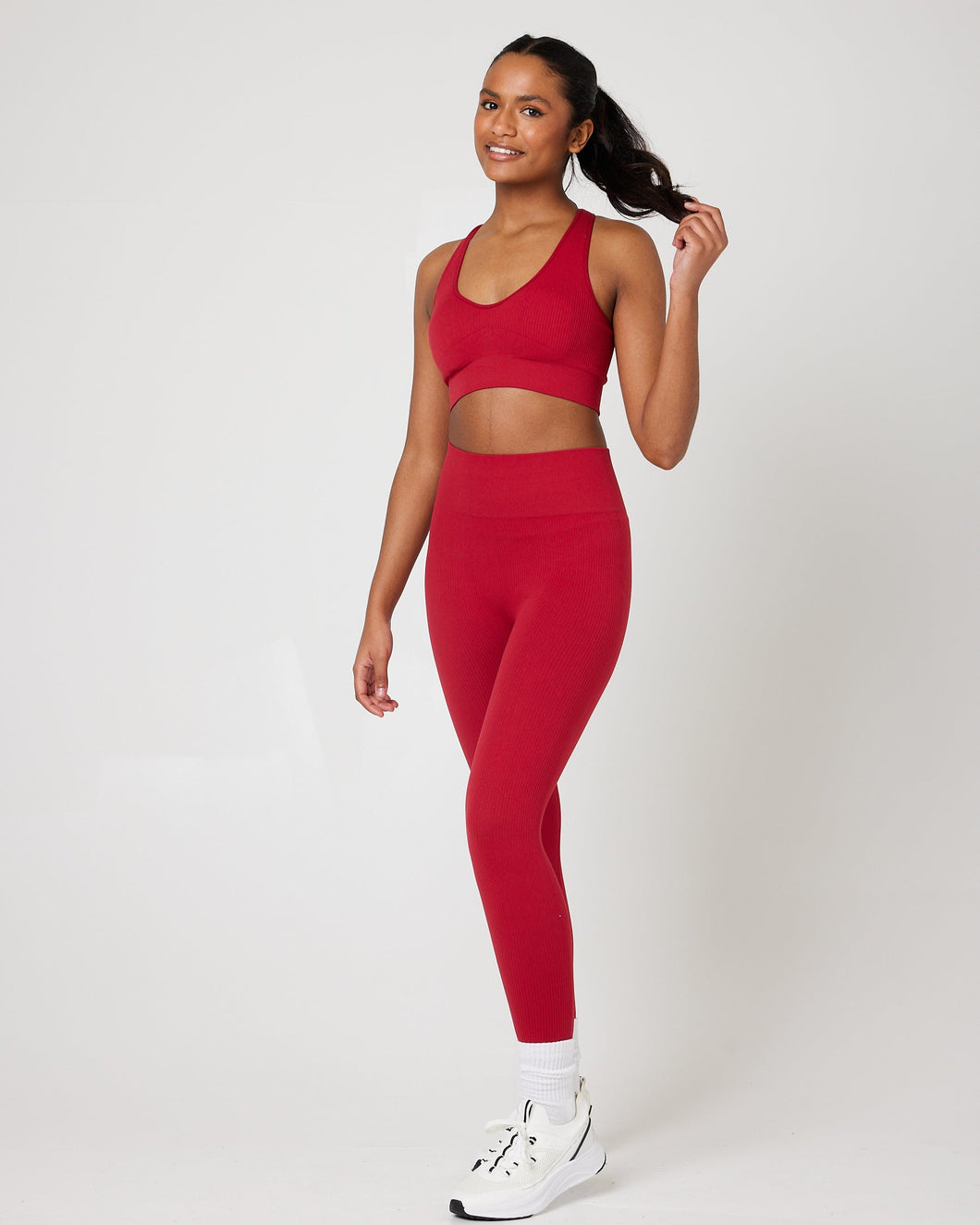SnuggzFit Seamless Activewear Set with High-Waisted Legging