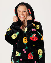 Load image into Gallery viewer, Snuggz Original - Strawberry Fruit Hooded Blanket for Kids
