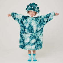Load image into Gallery viewer, Snuggz Lite - Dinosaur 2 in 1 Pocket Pal Hooded Blanket for Kids
