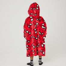 Load image into Gallery viewer, Spiderman Snuggz Lite Hooded Blanket for Kids
