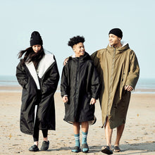 Load image into Gallery viewer, Snuggz Black Adult Changing Robe Parka
