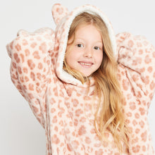 Load image into Gallery viewer, Snuggz Original - Pink Animal Hooded Blanket for Kids
