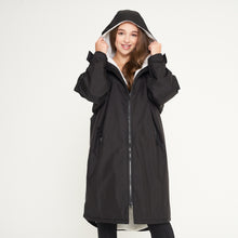 Load image into Gallery viewer, Snuggz Black Changing Robe Parka for Kids
