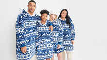 Load image into Gallery viewer, Snuggz Original - Fairisle Hooded Blanket for Kids
